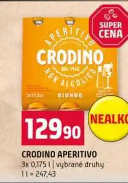 Terno CRODINO APERITIVO 3x 0,175l vybrané druhy nabídka