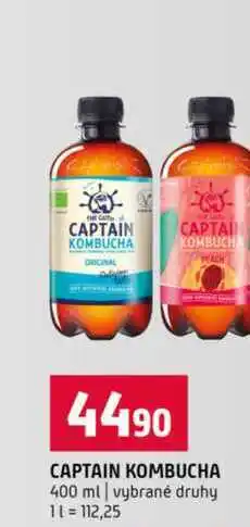 Terno CAPTAIN KOMBUCHA 400 ml vybrané druhy nabídka