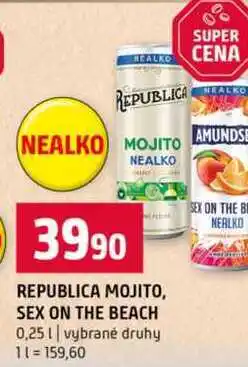 Terno REPUBLICA MOJITO, SEX ON THE BEACH 0,25l vybrané druhy nabídka