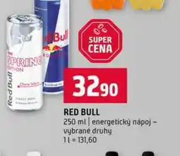 Terno RED BULL 250 ml energetický nápoj vybrané druhy nabídka