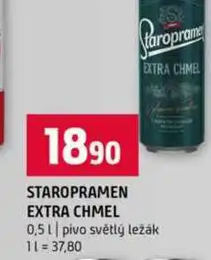 Terno STAROPRAMEN EXTRA CHMEL 0,5l pivo světlý ležák nabídka