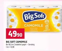 Terno BIG SOFT CAMOMILE 8x 16,5 m toaletní papír 3vrstvý nabídka