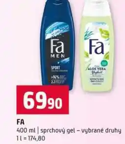 Terno FA 400 ml sprchový gel vybrané druhy nabídka