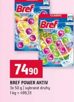 Terno BREF POWER AKTIV 3x 50 g vybrané druhy nabídka