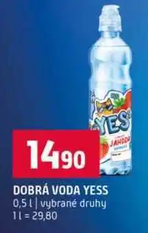 Terno DOBRÁ VODA YESS 0,5l vybrané druhy nabídka
