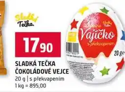 Terno SLADKÁ TEČKA ČOKOLÁDOVÉ VEJCE 20 g s překvapením nabídka