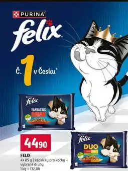Terno FELIX 4x 85 g kapsičky pro kočky vybrané druhy nabídka