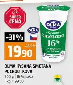 Terno OLMA KYSANÁ SMETANA POCHOUTKOVÁ 200 g 16% tuku nabídka