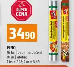 Terno FINO 16 ks papír na pečení 10 m alobal 10m nabídka