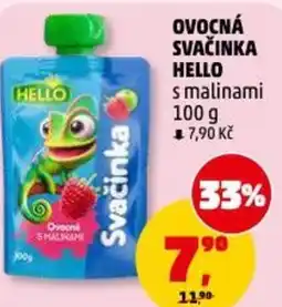 Penny Market Ovocná svačinka hello nabídka