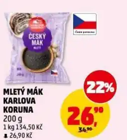 Penny Market Mletý mák karlova koruna nabídka