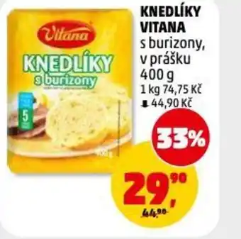 Penny Market Knedlíky vitana s burizony, v prášku nabídka