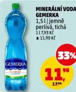 Penny Market Minerální voda gemerka nabídka