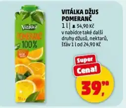 Penny Market Vitálka džus pomeranč nabídka