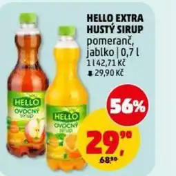 Penny Market Hello extra hustý sirup pomeranč, jablko nabídka