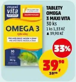 Penny Market Tablety omega 3 maxi vita nabídka