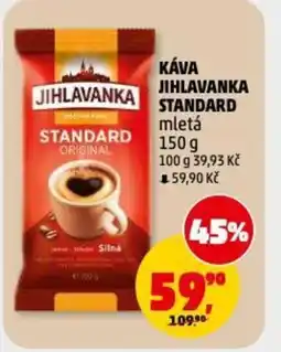 Penny Market Káva jihlavanka standard mletá nabídka