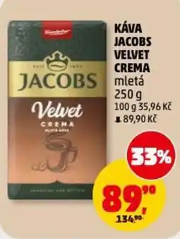 Penny Market Káva jacobs velvet crema mletá nabídka