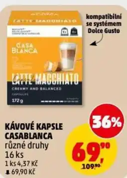 Penny Market Kávové kapsle casablanca nabídka