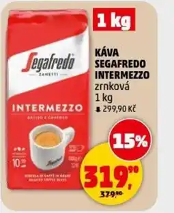 Penny Market Káva segafredo intermezzo zrnková nabídka
