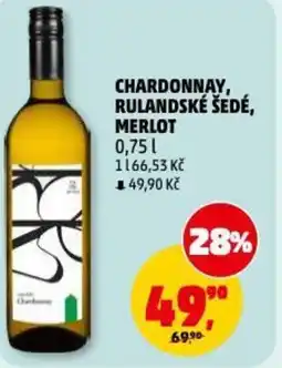 Penny Market Chardonnay, rulandské šedé, merlot nabídka