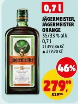 Penny Market Jägermeister, jägermeister orange 35/33% alk. nabídka