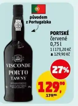 Penny Market Portské červené nabídka