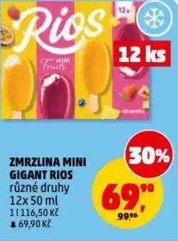 Penny Market Zmrzlina mini gigant rios nabídka