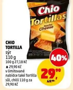 Penny Market Chio tortilla sýr nabídka