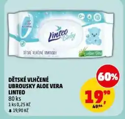 Penny Market Dětské vlhčené ubrousky aloe vera linteo nabídka