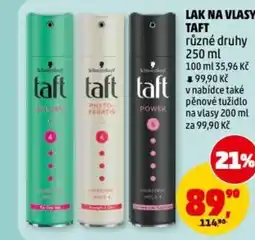 Penny Market Lak na vlasy taft nabídka