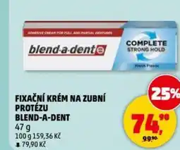 Penny Market Fixační krém na zubní protézu blend-a-dent nabídka