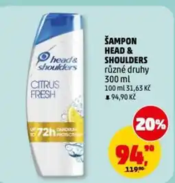 Penny Market Šampon head & shoulders nabídka
