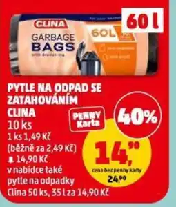 Penny Market Pytle na odpad se zatahováním clina nabídka
