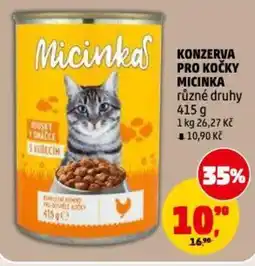 Penny Market Konzerva pro kočky micinka nabídka