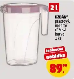 Penny Market Džbán plastový, modrá/ růžová barva nabídka