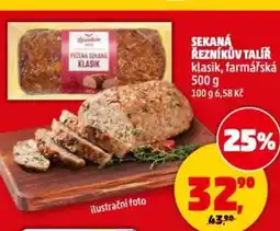 Penny Market Sekaná řezníkův talíř klasik, farmářská nabídka