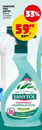 Penny Market Dezinfekční sprej sanytol nabídka