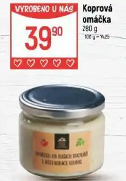 Globus Koprová omáčka nabídka