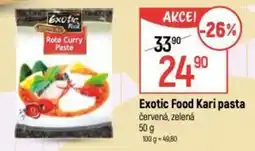 Globus Exotic Food Kari pasta červená, zelená nabídka