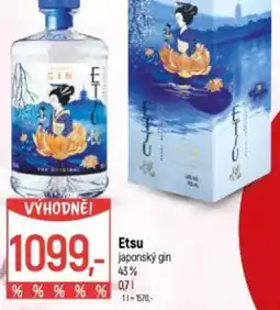 Globus Etsu japonský gin 43% nabídka