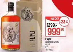 Globus Fuyu japonská whisky 40,5% nabídka