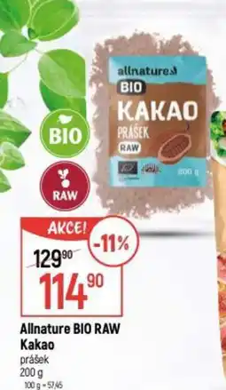 Globus Allnature BIO RAW Kakao nabídka