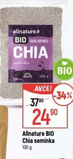 Globus Allnature BIO Chia semínka nabídka