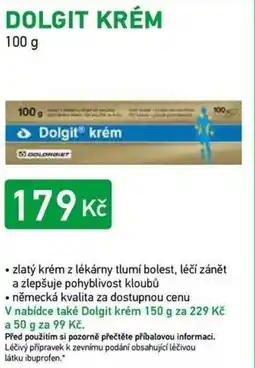 Alphega Lékárna Dolgit krém nabídka