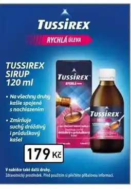 Alphega Lékárna Tussirex sirup nabídka