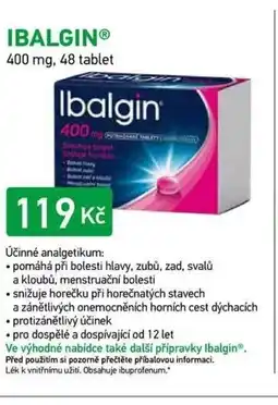 Alphega Lékárna IBALGIN® nabídka