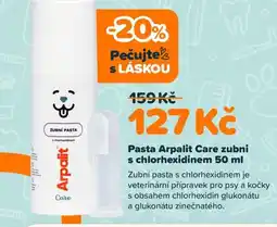 Pet Center Pasta Arpalit Care zubni s chlorhexidinem nabídka