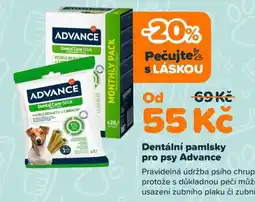 Pet Center Dentální pamlsky pro psy Advance nabídka