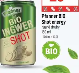 Globus Pfanner BIO Shot energy nabídka